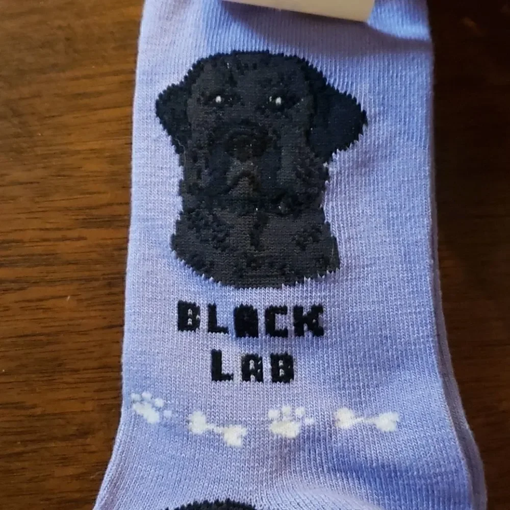 FOOZYS CANINE COLLECTION SOCKS WITH BLACK LABRADOR RETRIEVER